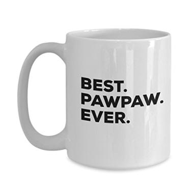 Imagem de Presentes PawPaw – Caneca Best PawPaw Ever – Caneca de café de netos – Presentes para uma ideia de presente inovador – de Natal, Dia dos Pais – Da netinha (425 g, PawPaw)