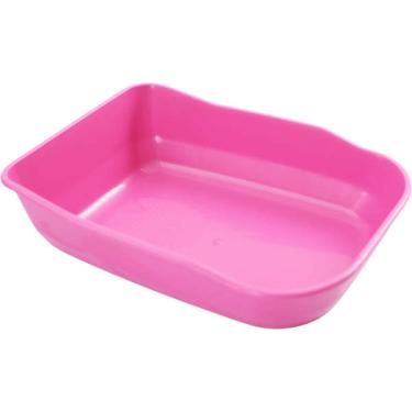 Imagem de Bandeja Sanitária Durapets Single Rosa para Gatos - Tam. Único