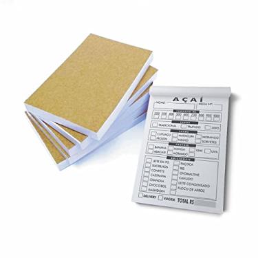 Imagem de Kit Combo 5 Blocos de Comanda c/ 100 Folhas para Açaí/Açai