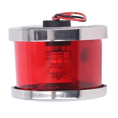 Imagem de Luz de Navegação de Barco de LED, Luz de Barco Pontão 12 a 24 V Resistente Ao Desgaste para Ambientes Externos (Vermelho)