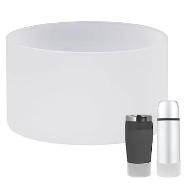 Imagem de DlbvFoy Capa de silicone antiderrapante para garrafa de água com tampa inferior de garrafa de silicone compatível com Stanley Quencher Adventure copo de 1,2 l com alça e fluxo de gelo Stanley 850 g