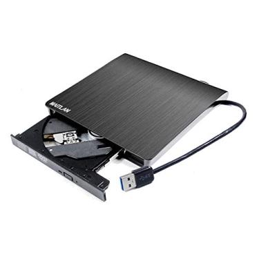 Imagem de Unidade óptica externa portátil de DVD CD ROM, para HP Dell, Lenovo, Asus, Acer MSI Clevo Alienware, Laptop PC, leitor de disco USB 3.0 Pop-Up DVD-RW DVD-RAM CD-R/RW