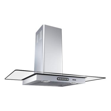 Imagem de Coifa Vidro Reto Inox Duto Slim 80cm 220v Fogatti Inox