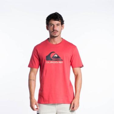 Imagem de Camiseta Quiksilver Full Logo - Vermelho