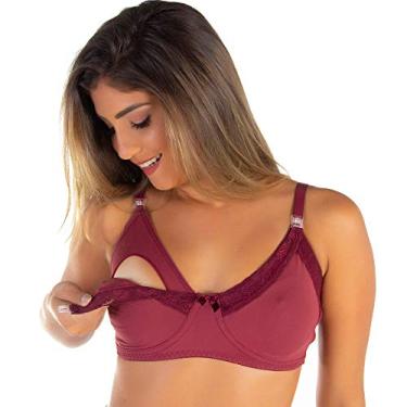 Imagem de Sutiã De Amamentação Com Abertura Click Em Microfibra | 1590 tamanho:M;cor:roxo