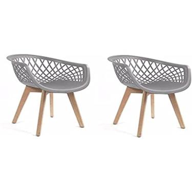 Imagem de CADEIRA WEB PP CINZA WOOD CX2