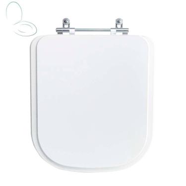 Imagem de Tampa Vaso Sanitário Poliester Acrilico Gap Branco Para Bacia Roca