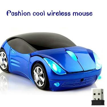 Imagem de Mouse de computador óptico sem fio portátil  Super Luxury Car Shaped Game Mice para PC  laptop