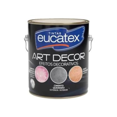 Imagem de Massa Cimento Queimado Perolizado 3,7kg Eucatex + Espátula Emborracha