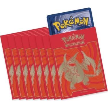 Imagem de Pokemon Capas para cartas – Mega Charizard – Evolutions Elite Trainer Box – Pacote com 65 unidades – Protetores de baralho