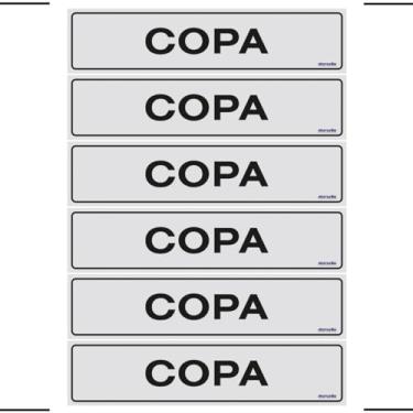 Imagem de Combo 6 Placas De Sinalização Copa 30x7 Ekomunike - B-512/1 F9e