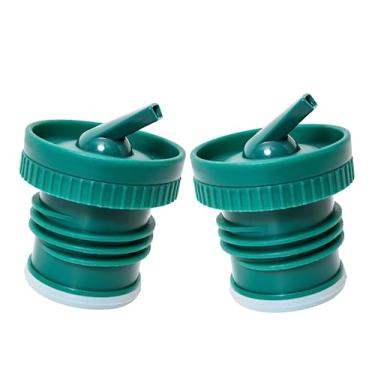 Imagem de Stanley Thermos Stopper Pico de Mate Peça de substituição para garrafa térmica clássica isolada a vácuo de boca larga (1,1 QT, 1,5 QT, 2 QT) (verde, conjunto de 2)