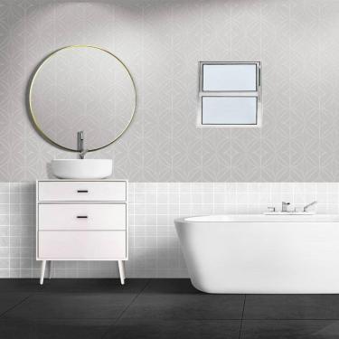 Imagem de Janela de Alumínio Basculante 40x40cm Natural Brilhante Linha Plus Natural