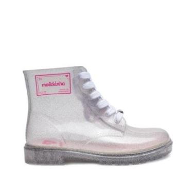 Imagem de Bota Infantil Molekinha Cristal Glitter Transparente-Feminino