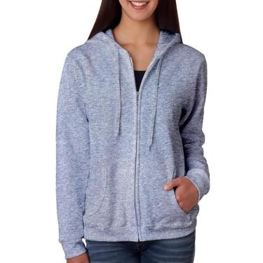 Imagem de Moletom Blusa De Frio Feminino Masculino Unissex Aberto C/ Ziper-Unissex