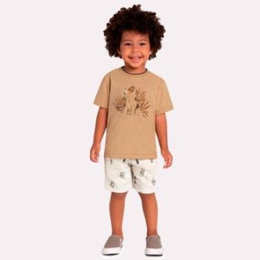 Imagem de Conjunto Infantil Masculino Camiseta + Bermuda Milon 14143.0001.3 Milon-Masculino
