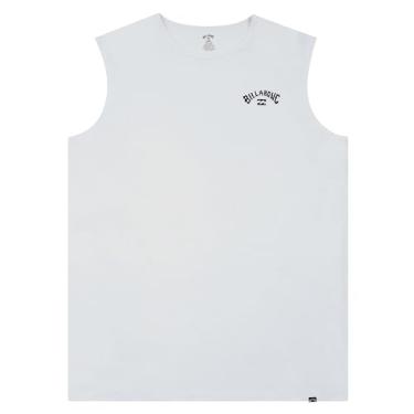 Imagem de Billabong Camisetas masculinas grandes e altas – Camiseta de jérsei sem mangas, Branco, 3X Alto