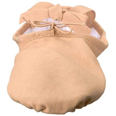 Imagem de Bloch Tênis feminino Dance Pump Split Sole de lona, Areia leve, 37