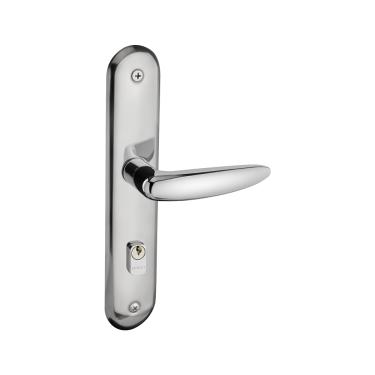 Imagem de Fechadura Para Porta De Abrir Externa 817 Espelho Inox Pado