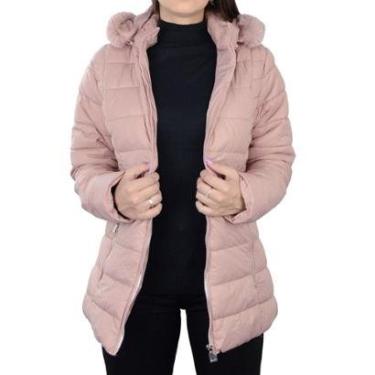 Imagem de Jaqueta Feminina Facinelli By Mooncity Peluciada Rosa - 620239-Feminino