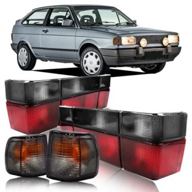 Imagem de Kit Gol Quadrado Lanterna Fumê 1987 à 1994 + Pisca 1991 à 1995