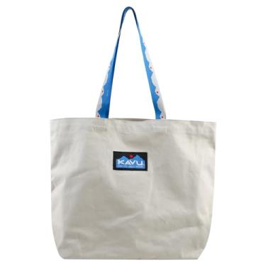 Imagem de KAVU Bolsa clássica de lona com alça de ombro típica, Natural, One Size, Sacola