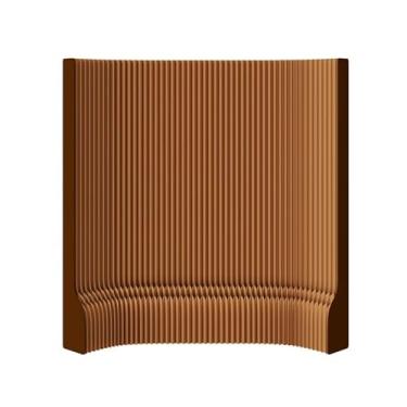 Imagem de Biombos e Divisórias Painel De Papel Para Decoração De Sala, Tela Divisória Retrátil Dobrável, Divisória De Parede Temporária Móvel Para Sala De Estar, Quarto, Escritório(Brown,78.7inx76.7in)
