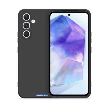 Imagem de Capa Case Capinha Silicone Premium Antiderrapante com Interior em Microfibra, Proteção Contra Impressões Digitais, Arranhões, Quedas e Impactos Compatível Samsung Galaxy A55