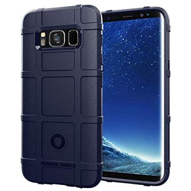 Imagem de Capa para Samsung Galaxy S8, proteção robusta, material TPU de fibra de carbono, macio, antiderrapante, macio, anti-impressão digital, capa totalmente protetora para Samsung Galaxy S8