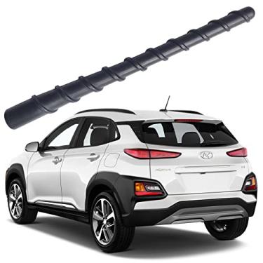 Imagem de Antena de borracha espiral flexível de 17 cm para Hyundai Kona (2018-2021), Hyundai Tucson (2006-2018), à prova de lavagem de carro – Substituição interna de mastro de antena de bobina de cobre