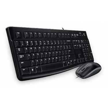 Imagem de Kit Teclado e Mouse Logitech Desktop MK120 - ABNT2 - Preto - 920-00442