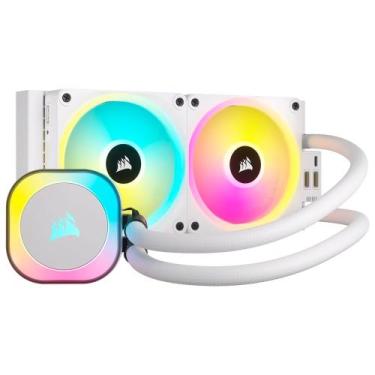 Imagem de Water Cooler Corsair Icue LINK H100I RGB White Aio 240MM P/ INTEL/AMD 
