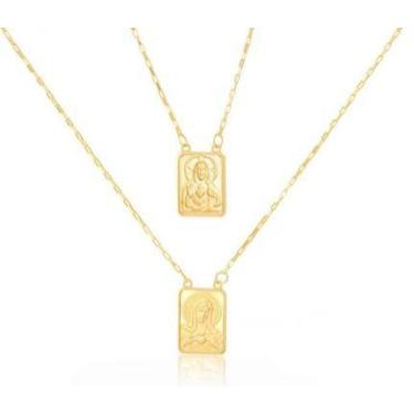 Imagem de Escapulário em ouro 18k Joia Religiosa - Elegancy Joias