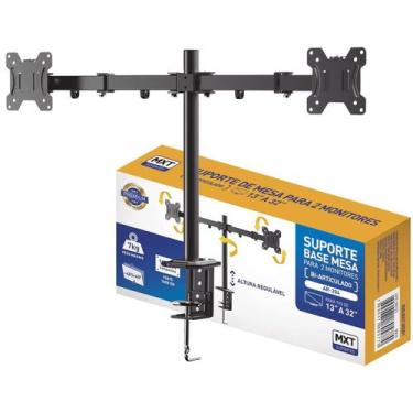 Imagem de Suporte De Mesa Para Tv Monitor Duplo 13 A 32 - Mxt Ar204
