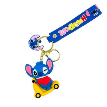 Imagem de Chaveiro Stitch Azul Royal Emborachado 1un Diversos - Macall