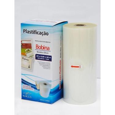 Imagem de Bobina para Plastificação 23 cm 60 metros  0,05 125micras - MARES