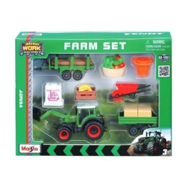 Imagem de Maisto Playset Mini Trator Verde 12564A