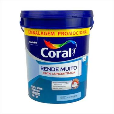 Imagem de Tinta Acrílica Rende Muito Branco Neve Balde 20l - Coral
