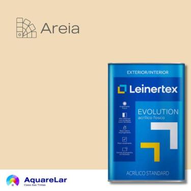 Imagem de Evolution Acrílico Leinertex Fosco 18L, AREIA