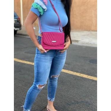 Imagem de Bolsas femininas transversal de ombro lateral bordada - MANU SHOES, Pi