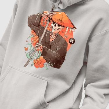 Imagem de Blusa Moletom Genuine Grit Masculina Estampada Algodão 30.1 Samurai Ca