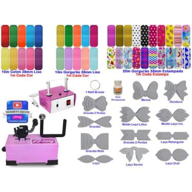 Imagem de Máquina De Laços + Máquina Cortar Selar Fita Molde Laço -k28 - Artmaq
