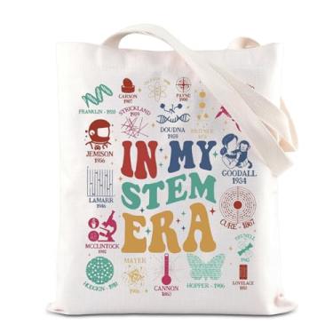 Imagem de KUIYAI Stem Teacher Appreciation Tote Bag Steminist Gift PhD Gift Scientist Gift Student Grad Gift In My Stem Era Bolsa, Bolsa Inmystemera