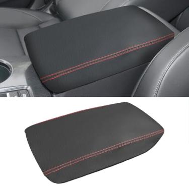 Imagem de SUNBREATH Compatível com console central de couro genuíno capa de apoio de braço protetor de tampa de caixa de armazenamento para Honda Civic 2022 2023 2024 2025