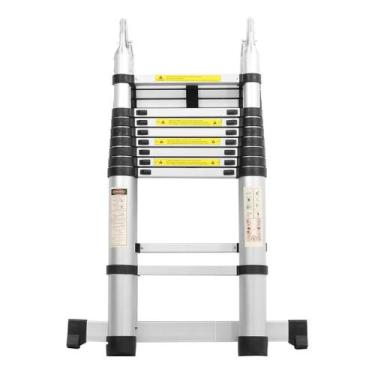 Imagem de Escada Telescopica Multifuncional Em Alumínio 5 Metros 2,5M - Nakasaki