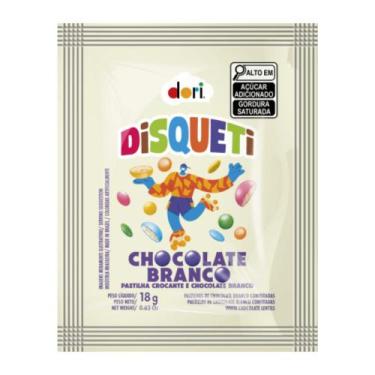 Imagem de Confeito Disqueti Dori Chocolate Branco 18g