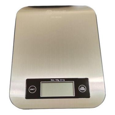 Imagem de Mini Balança Bluetooth Cozinha Dotcell Dc-b030 Pesa 1g 10kg, Prateado