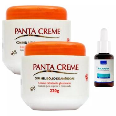 Imagem de Kit Panta Creme Hidratação Corporal + Loção Rachadex Trata e Evita Rac