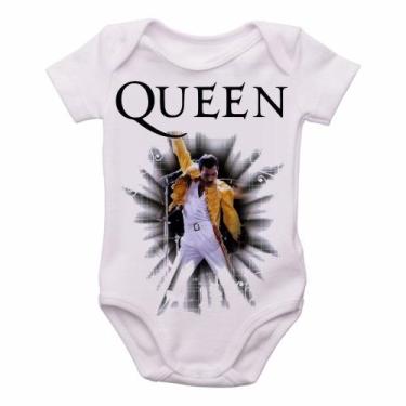Imagem de body nenê criança roupa bebê Queen Freddie Mercury - Empório Dutra, P 