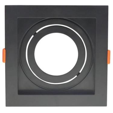 Imagem de Spot de Embutir Conecta Par 20 Quadrado Recuado Preto DL146PAR20B Bell